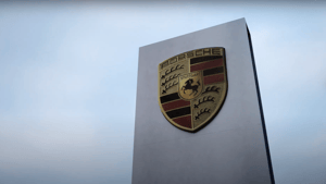 Porsche outside logo