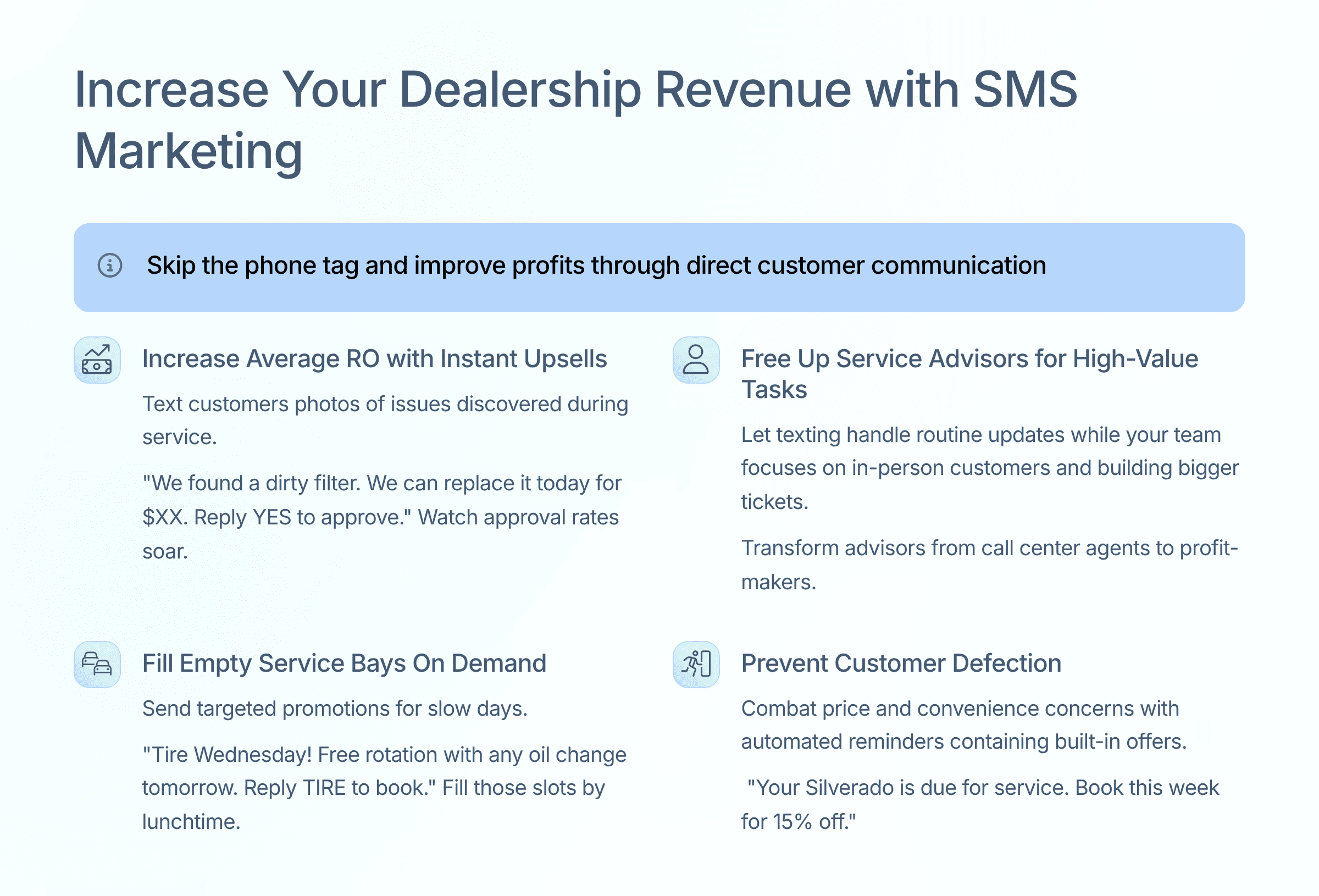 Increase Your Dealership Revenue with SMS Marketing