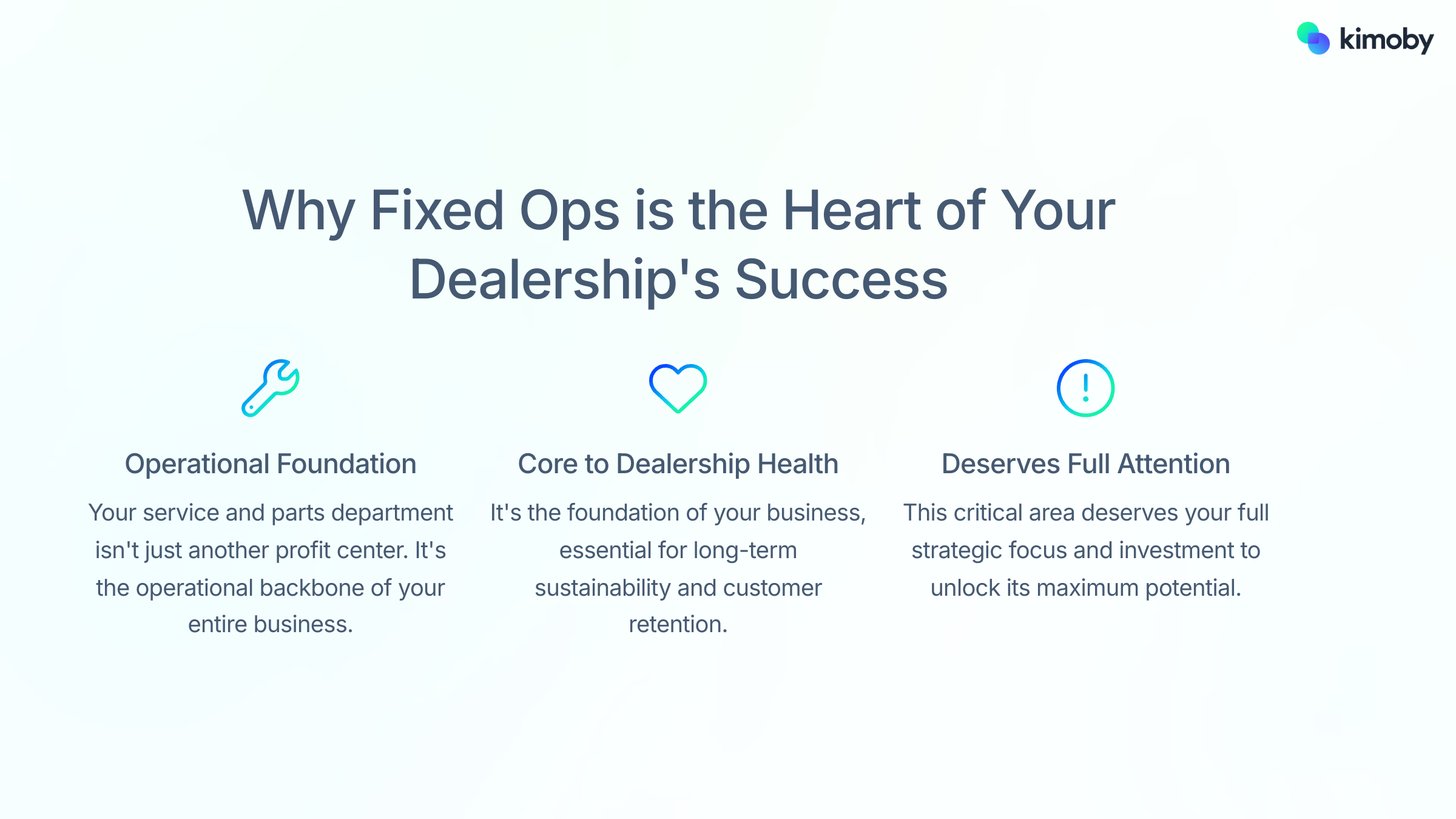 Why Fixed Ops is the Heart of Your Dealerships Success