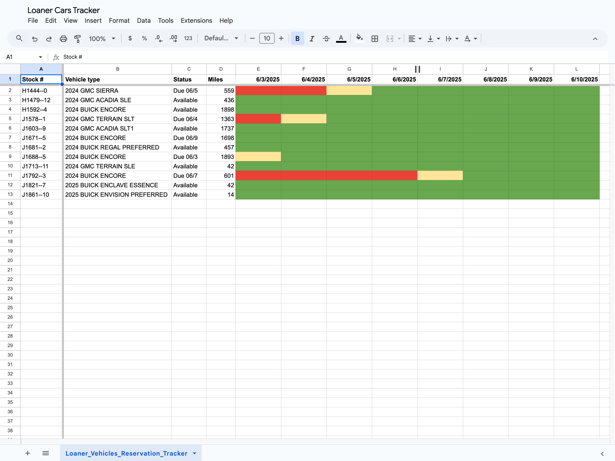 Managing loaner without Kimoby