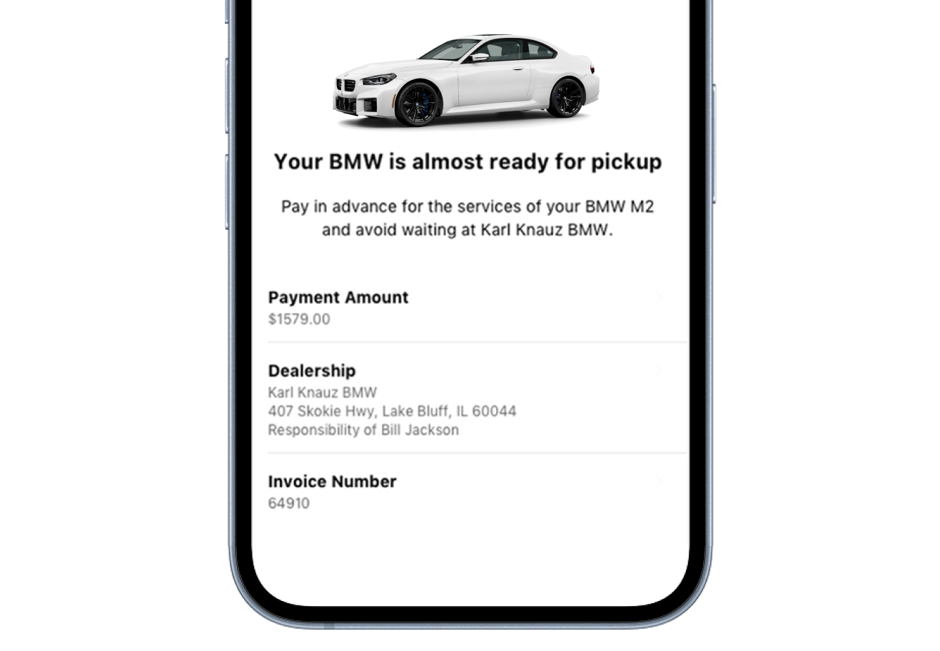 my bmw app