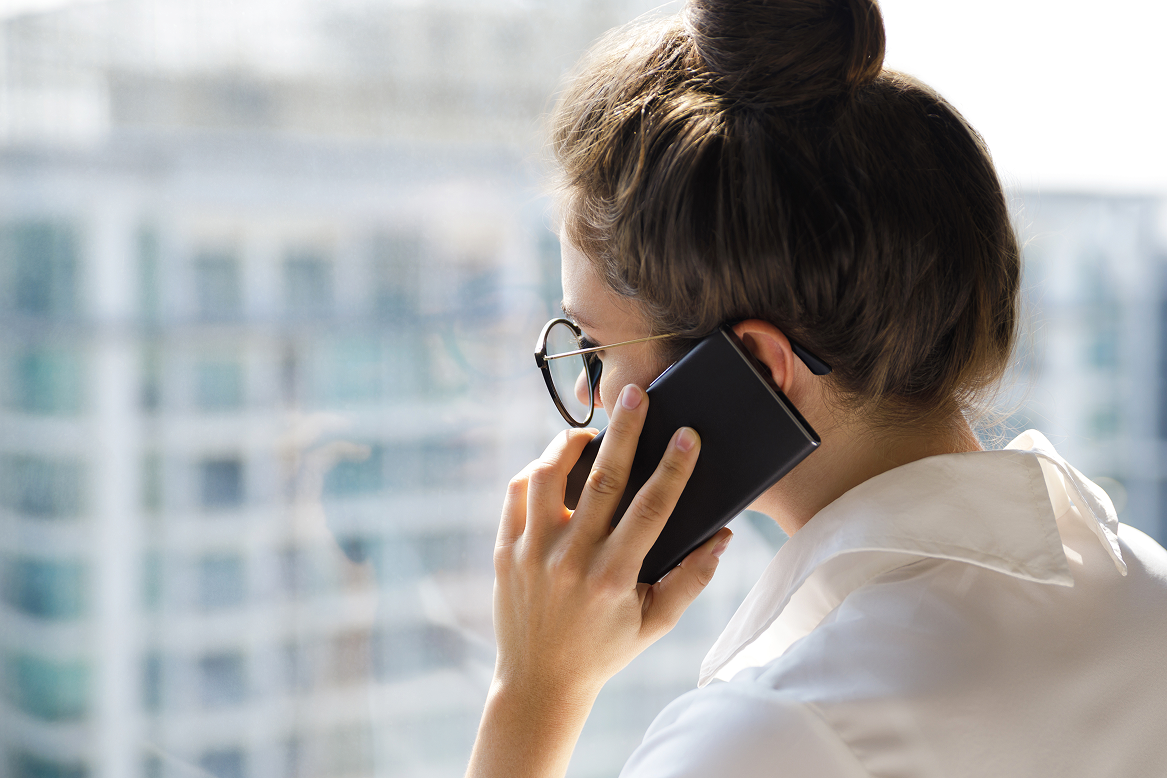 someone on the phone